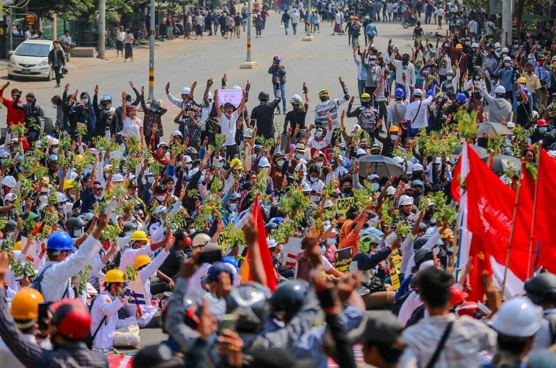 Myanmar protest